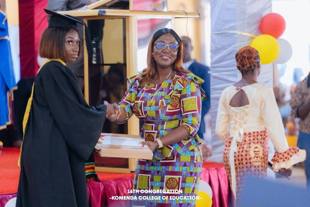 NAATOA Group of Companies Honours Best Graduating Female Student of Komenda College of Education.